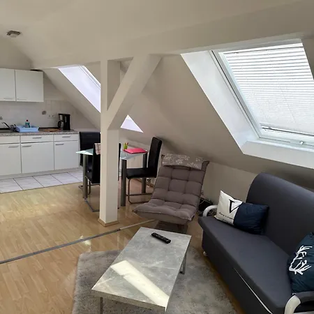 Апартаменты Kuschelige Dachgeschosswohnung Am Clarapark *