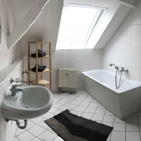 Apartament Kuschelige Dachgeschosswohnung Am Clarapark Lipsk
