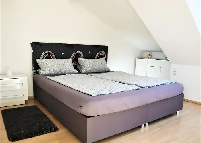 Апартаменты Kuschelige Dachgeschosswohnung Am Clarapark